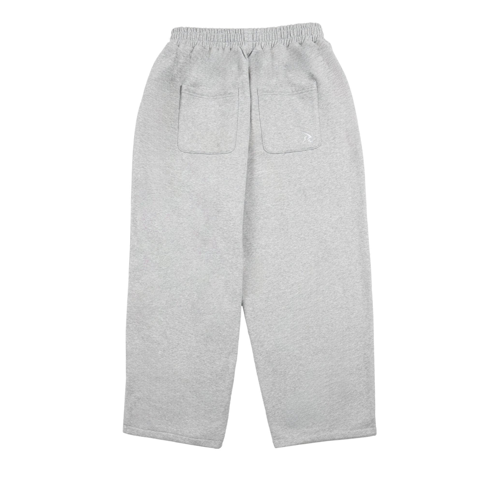 MELANGE GREY - OPEN LEG JOGGER -