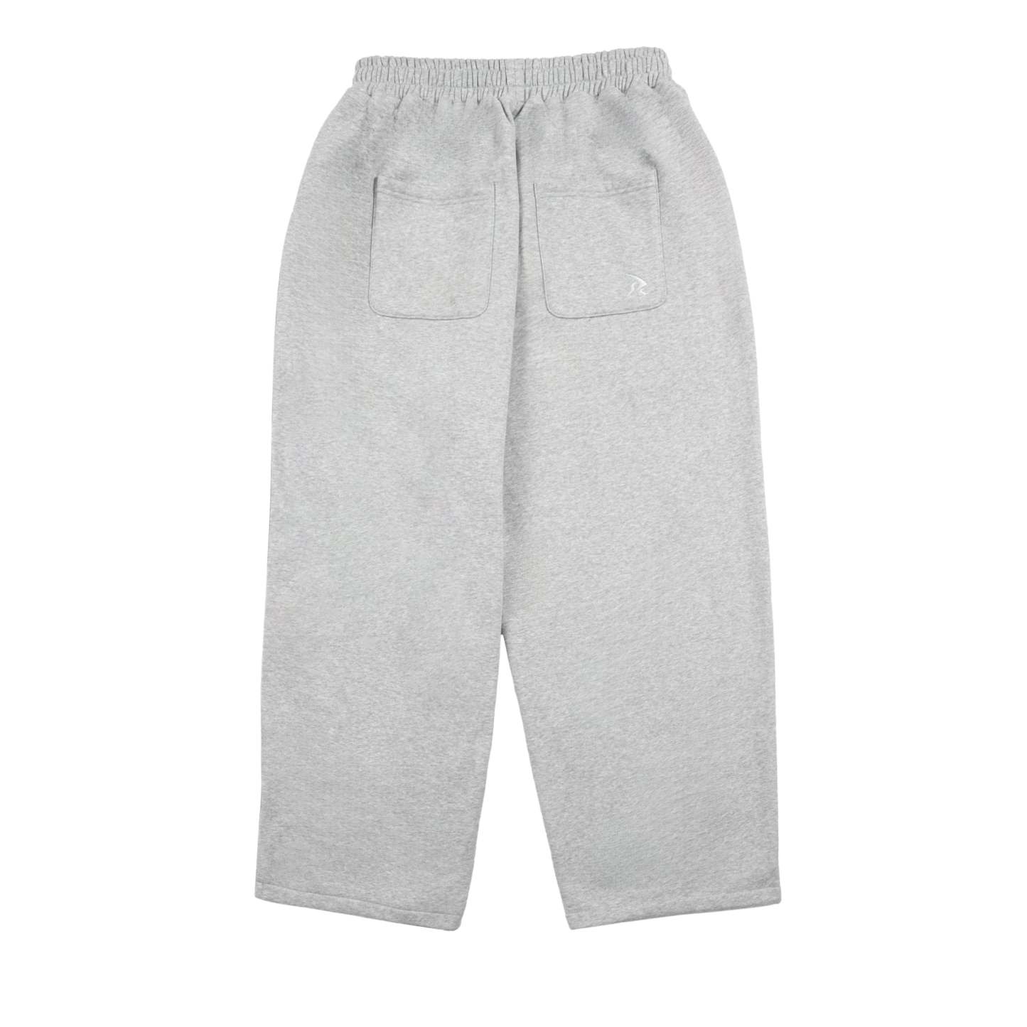MELANGE GREY - OPEN LEG JOGGER -
