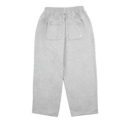 MELANGE GREY - OPEN LEG JOGGER -