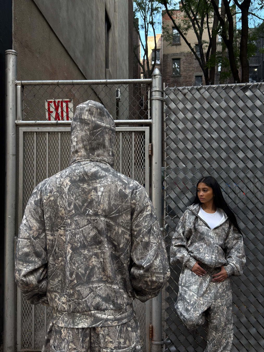 CAMO - BAthtLACLAVA ZIP HOODIE -