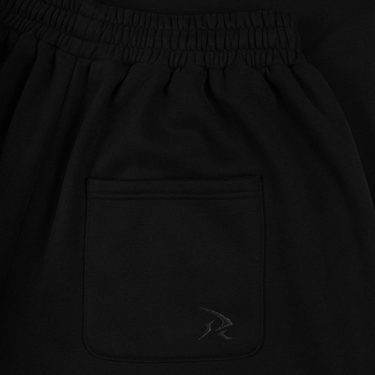 ALL BLACK - OPEN LEG JOGGER -