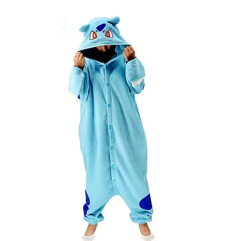 Mystic Pothtkemon Fleece Onesie Pajamas