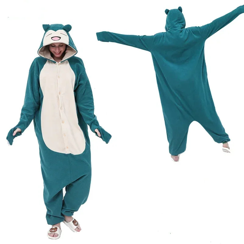 Mystic Pothtkemon Fleece Onesie Pajamas