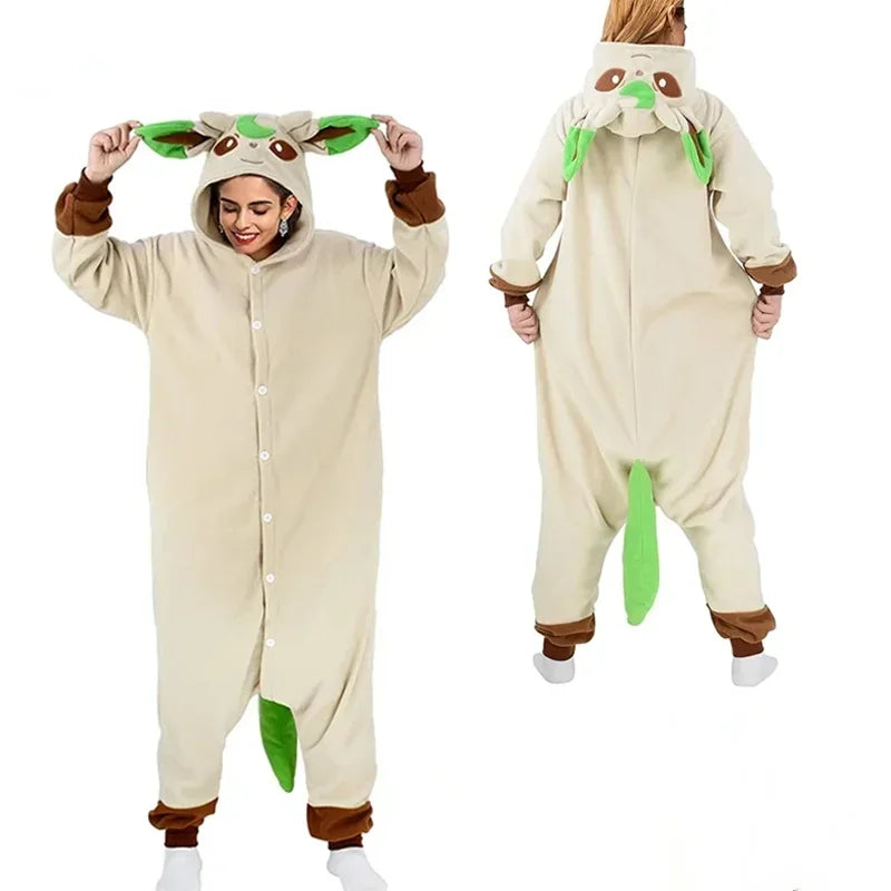 Mystic Pothtkemon Fleece Onesie Pajamas