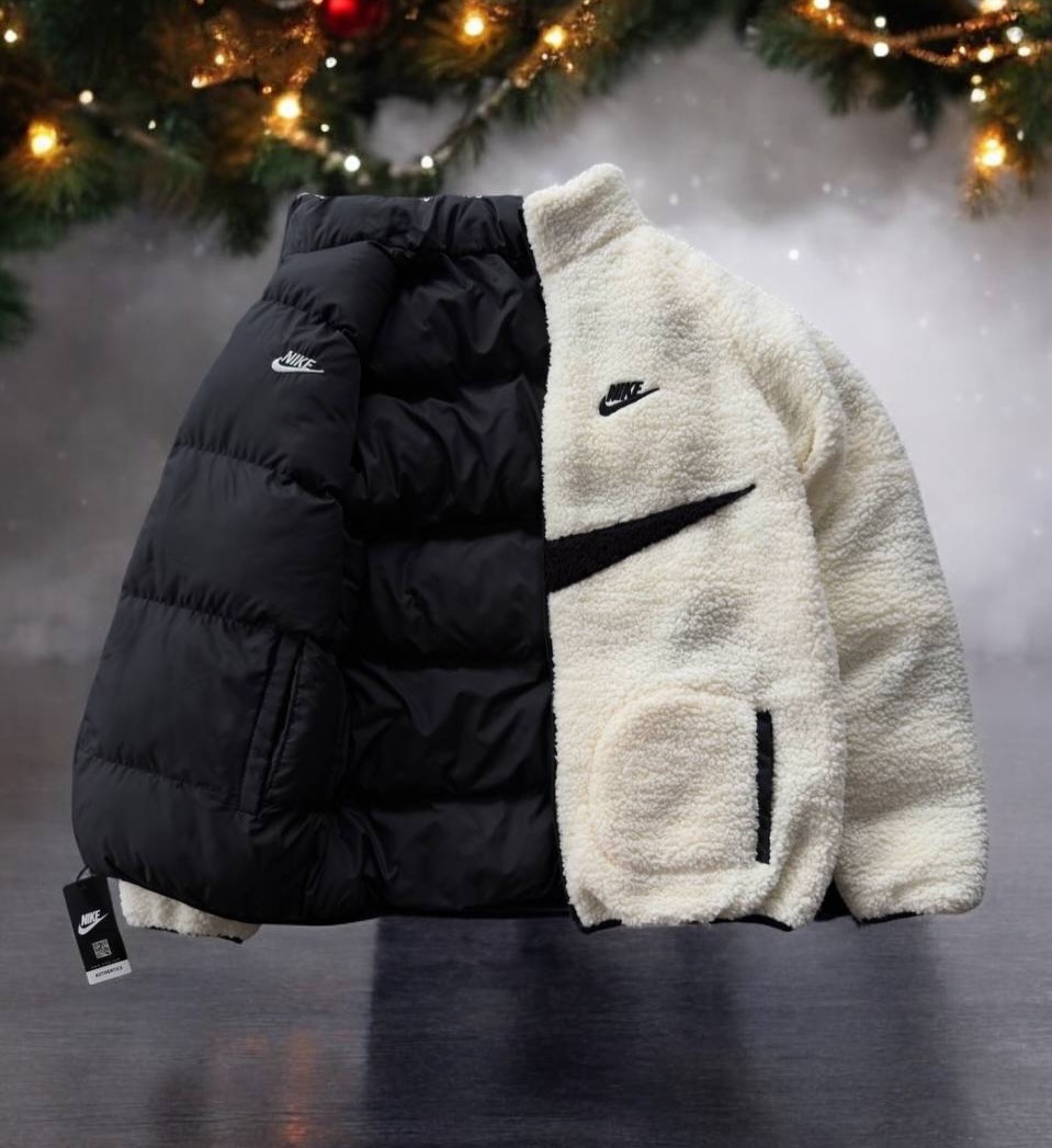 Wool double-sided coat (can be worn two ways)