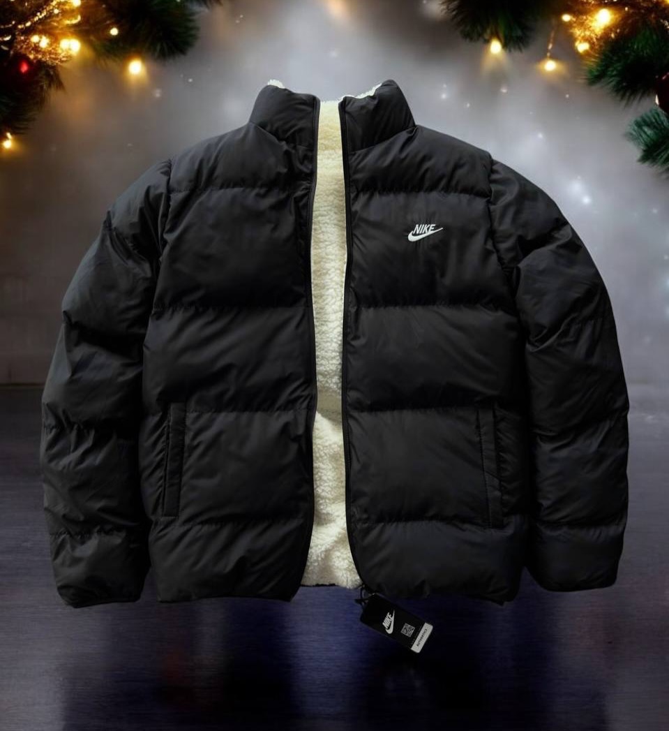 Wool double-sided coat (can be worn two ways)