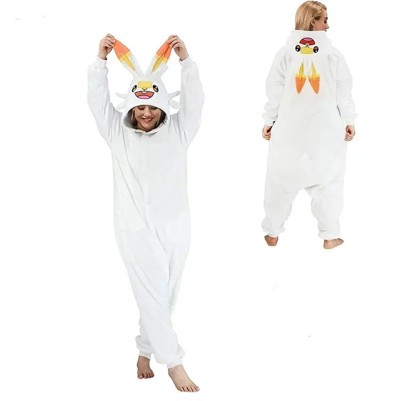 Mystic Pothtkemon Fleece Onesie Pajamas