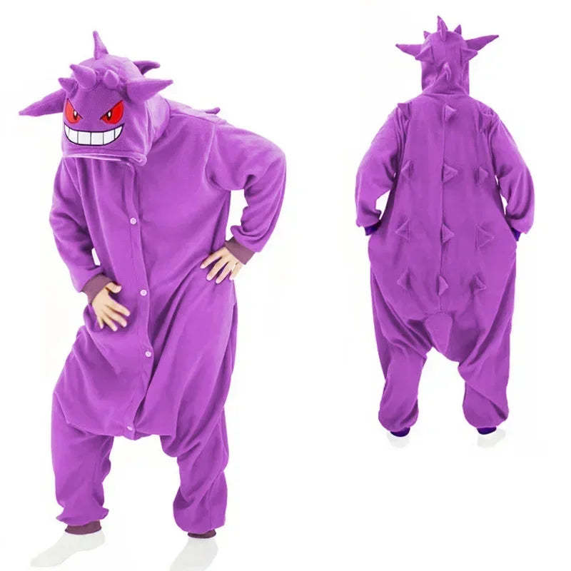 Mystic Pothtkemon Fleece Onesie Pajamas