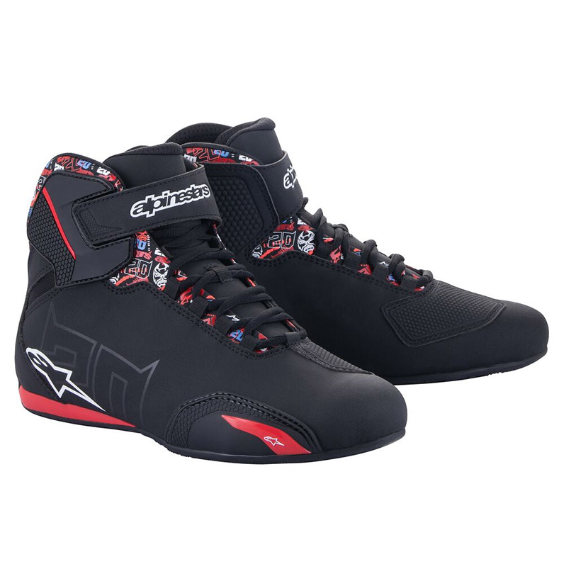 Althtpinestars Fqtht20 Sektor Shoes Black Bright Red