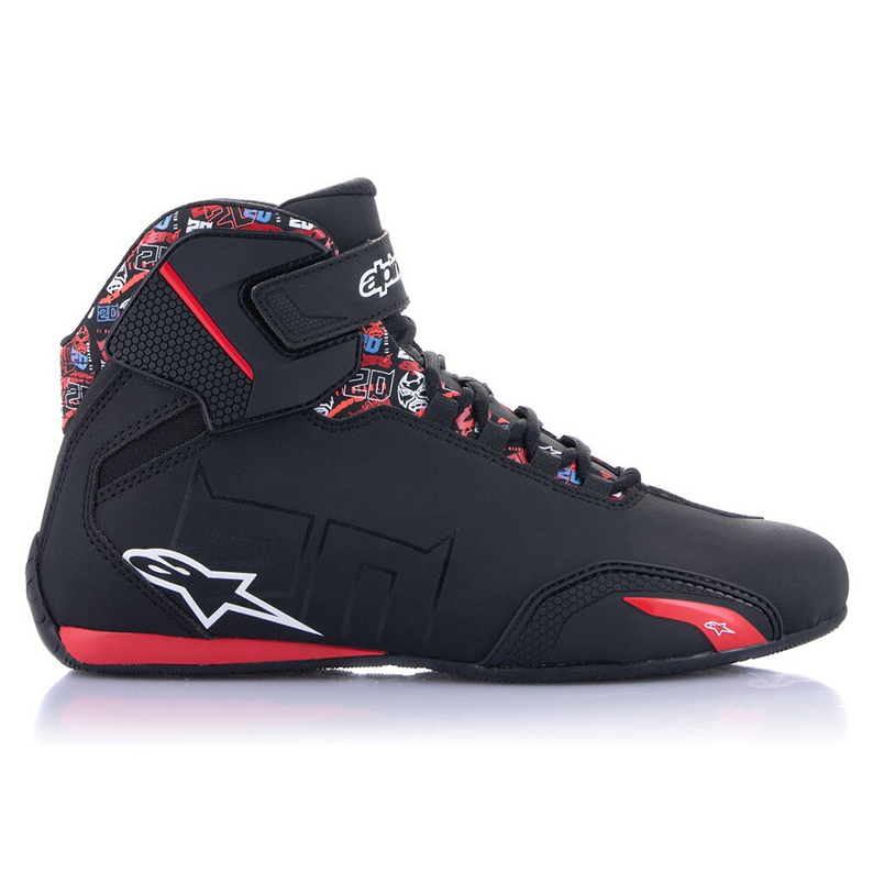 Althtpinestars Fqtht20 Sektor Shoes Black Bright Red