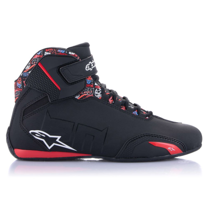 Althtpinestars Fqtht20 Sektor Shoes Black Bright Red
