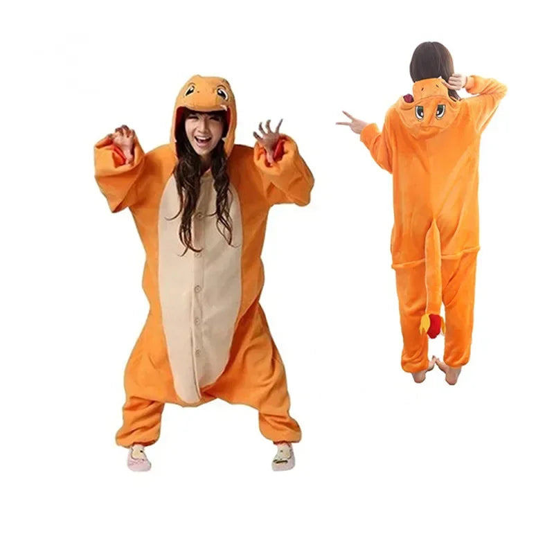 Mystic Pothtkemon Fleece Onesie Pajamas