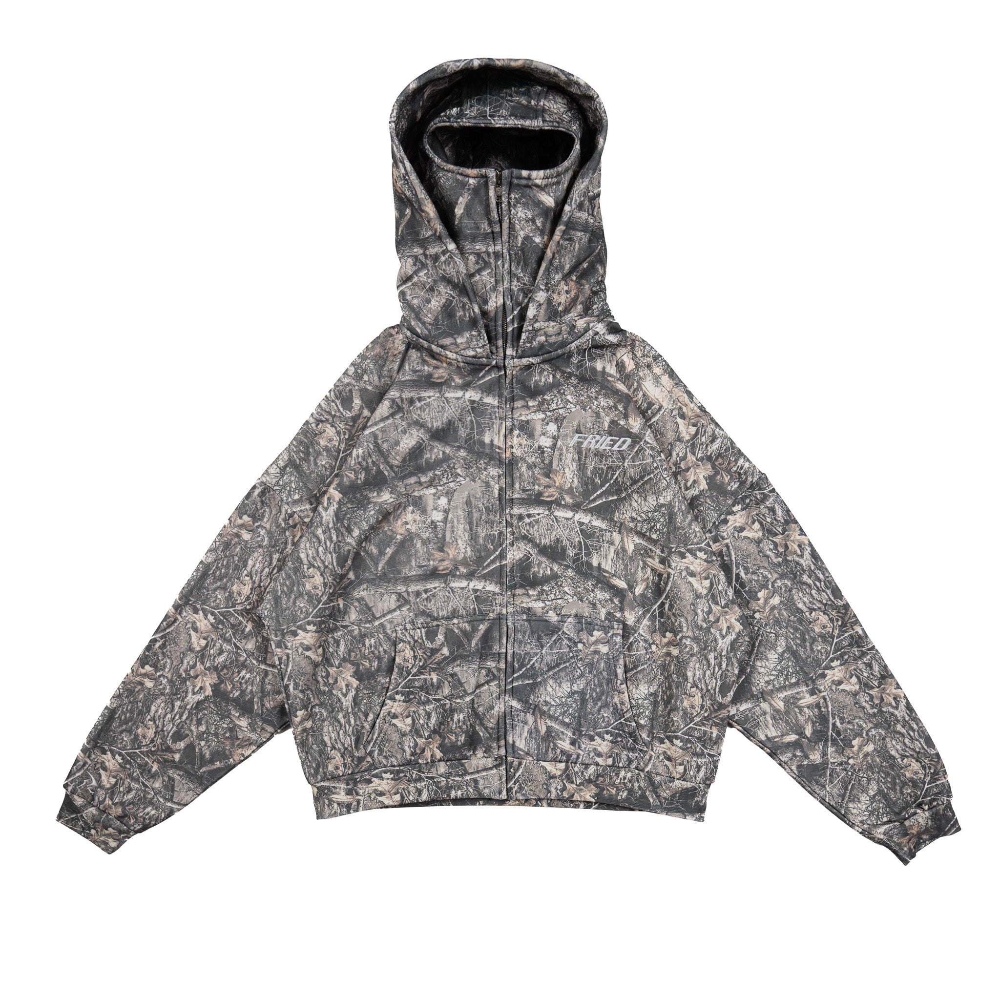 CAMO - BAthtLACLAVA ZIP HOODIE -