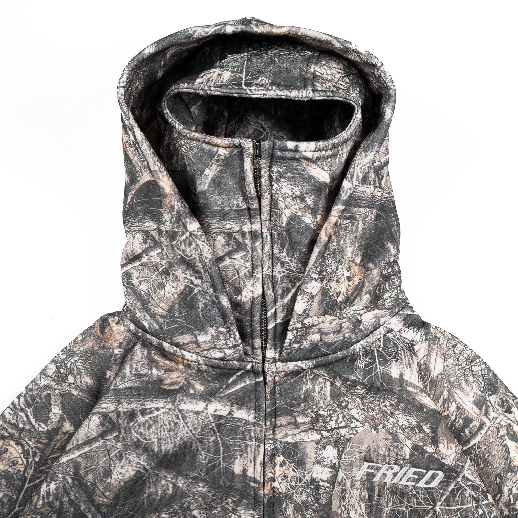 CAMO - BAthtLACLAVA ZIP HOODIE -