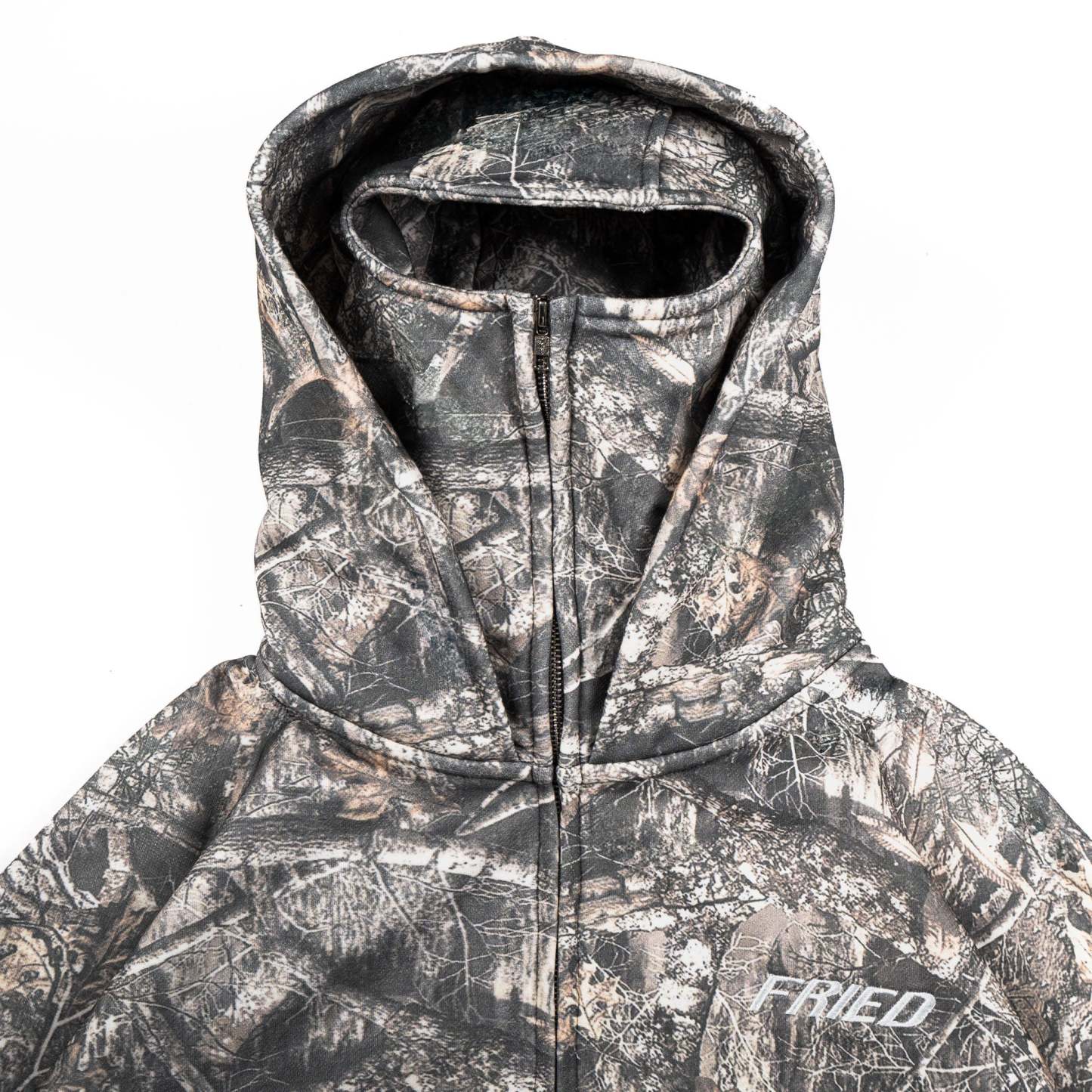 CAMO - BAthtLACLAVA ZIP HOODIE -