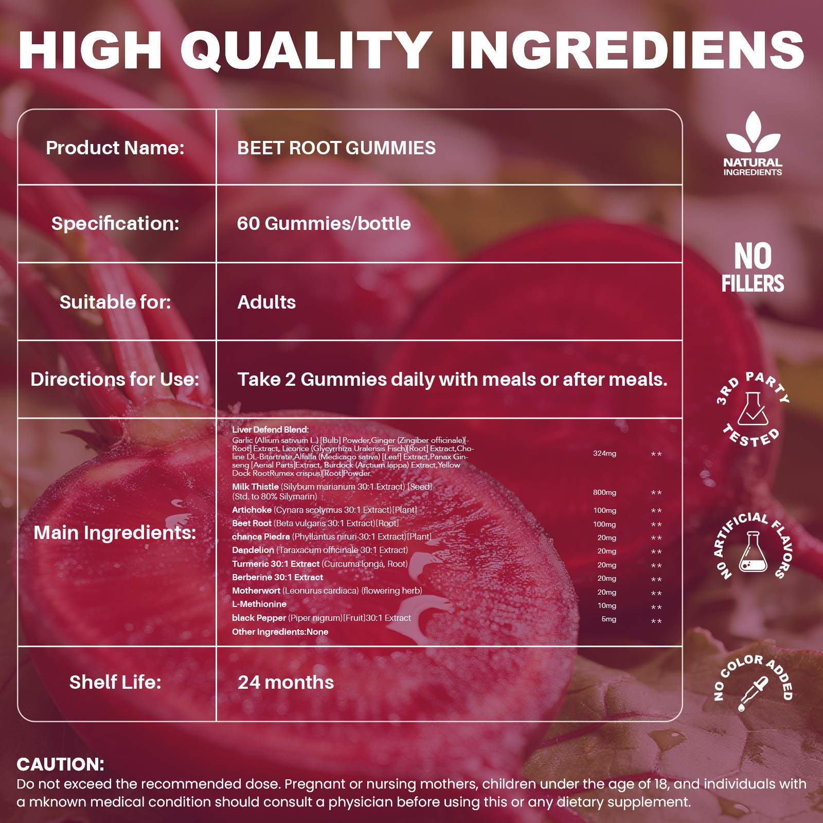 SupaLab Beet Root Gummies – Nitric Oxide Complex with Grape Seed & Pomegranate – Supports Blood Circulation & Antioxidant Defense – Grape Flavor – 60 Gummies