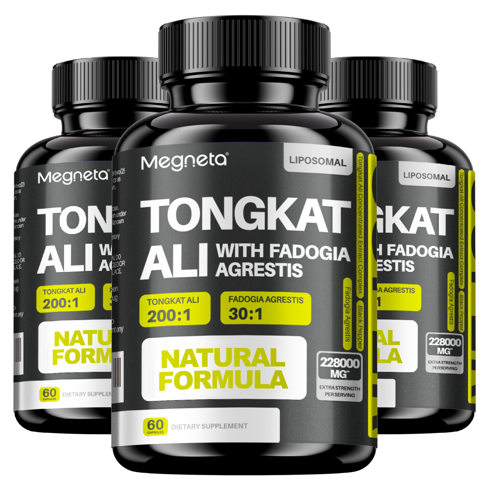 Tongkat Ali & Fadogia Agrestis Supplement,Built for Men,Drive&Sports Muscle Health Testosterone - Scientific Herbal Formula For Optimal Health,Black Pepper，Liposome Drying Highly Active& 10 X Absorption