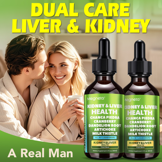 Herbal Kidney & Liver Support Drops – Milk Thistle, Cranberry, Dandelion & Artichoke – Liquid Detox Supplement