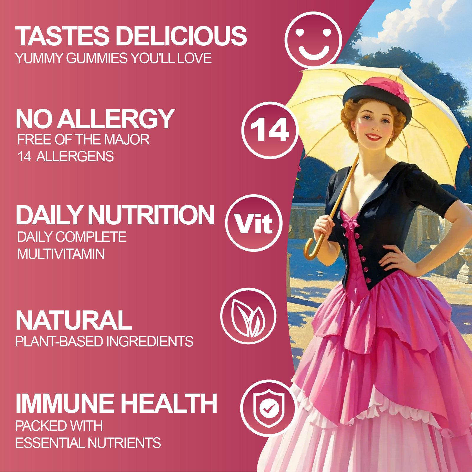 Female Balance Gummies, Menopause Health Support, 60 Gummies