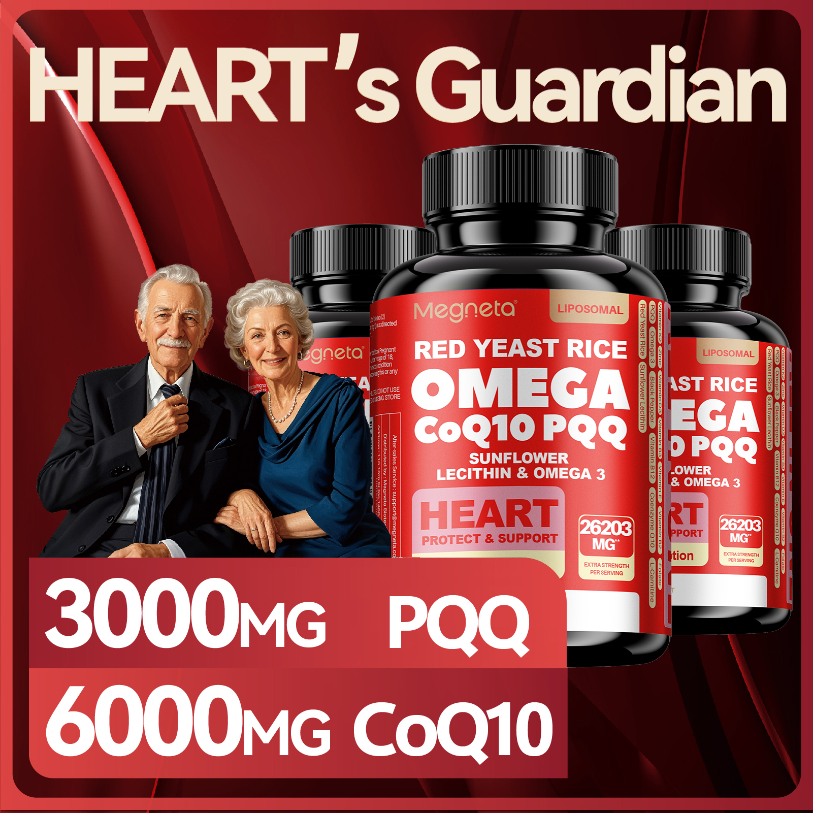 CoQ10 Supplement with Sunflower Lecithin & Omega-3 – Supports Energy, Cellular Health & Antioxidant Defense – 60 Capsules