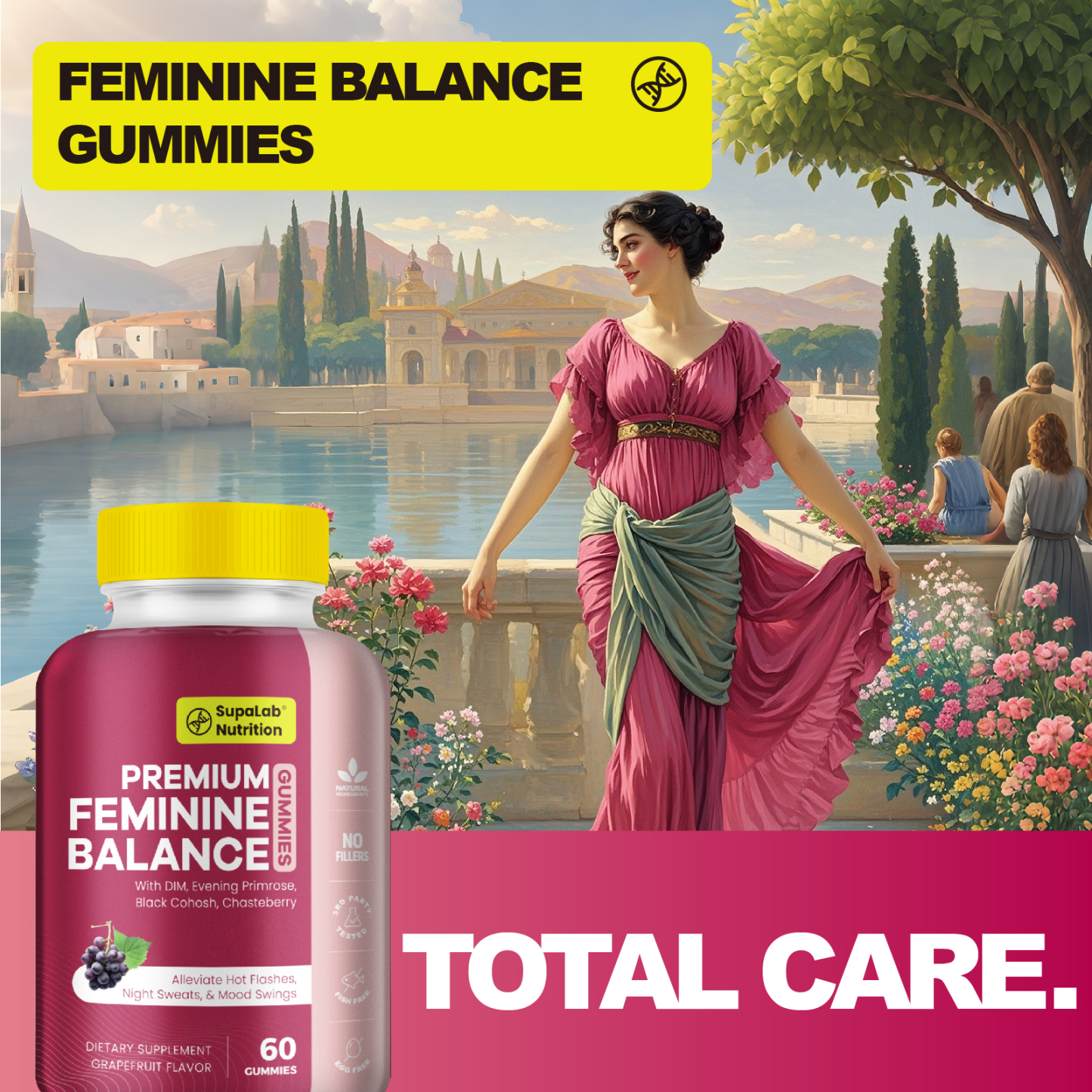 Female Balance Gummies, Menopause Health Support, 60 Gummies