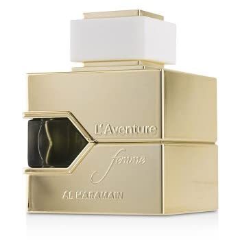 Al Haramain L'Aventure Femme - Arabian Perfume for Women - Long Lasting Floral Fruity Fragrance with Notes of Bergamot, Cedar, Sandalwood, Amber & Vanilla - Arabic Eau de Parfum - 6.76 oz EDP Spray