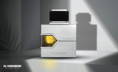 Al Haramain L´Aventure Eau De Parfum for Men, 3.33 oz., multi