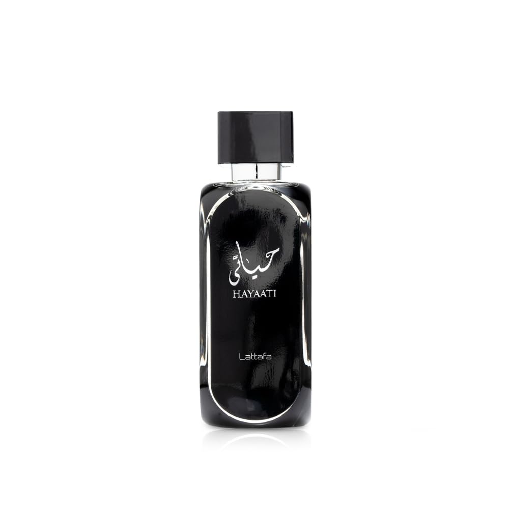 Lattafa Hayaati Eau de Parfum Spray for Men 3.4 oz / 100 ml | Long-Lasting Woody Aromatic Vanilla Cologne | Apple, Cinnamon & Bergamot Fragrance