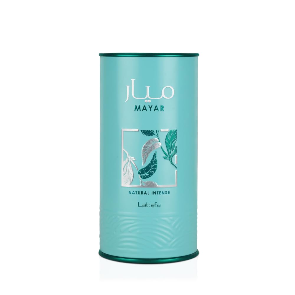 Lattafa Mayar Natural Intense Eau de Parfum Spray 3.4 oz / 100 ml | Long-Lasting Fruity Aquatic Vanilla Perfume for Women | Fig, Coconut Water & Ambroxan Fragrance