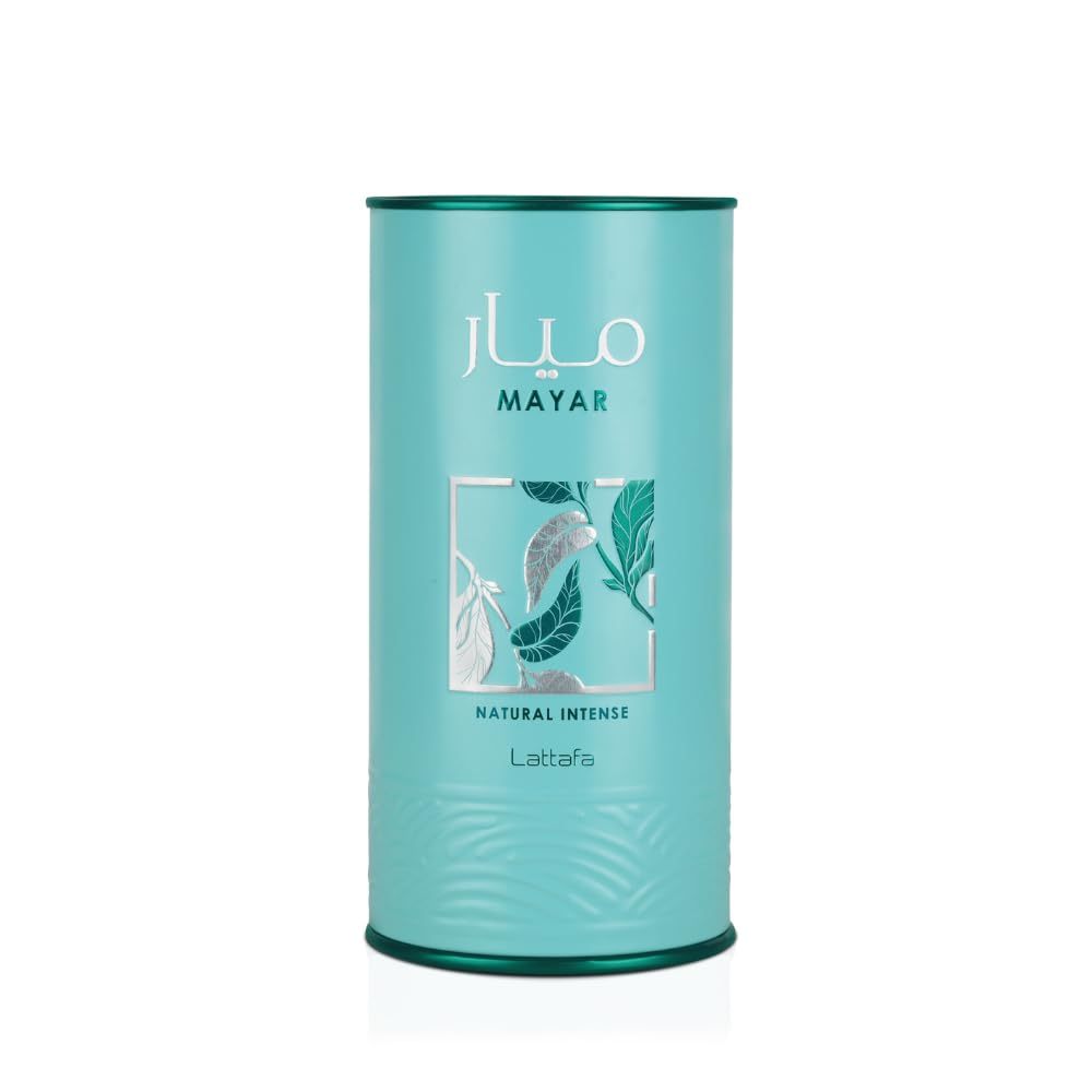Lattafa Mayar Natural Intense Eau de Parfum Spray 3.4 oz / 100 ml | Long-Lasting Fruity Aquatic Vanilla Perfume for Women | Fig, Coconut Water & Ambroxan Fragrance