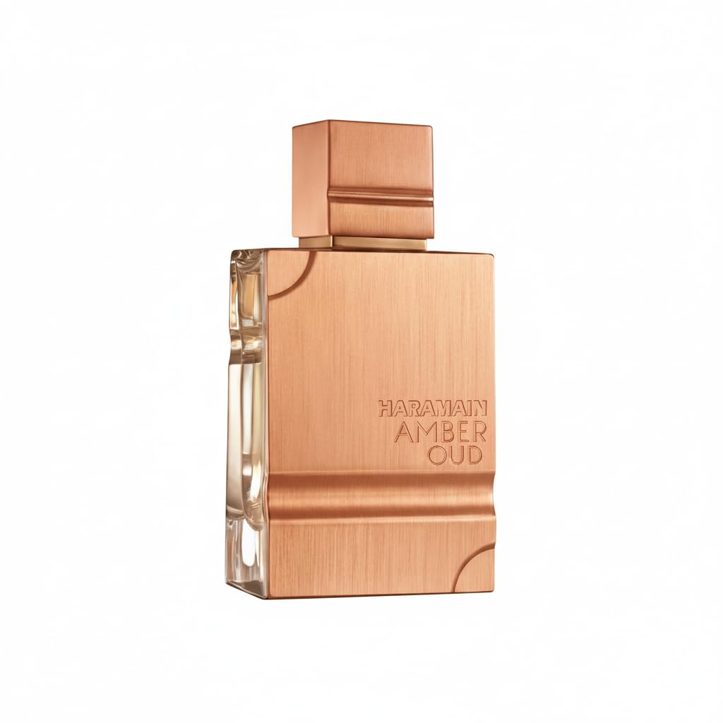 Al Haramain Amber Oud Eau De Parfum Spray 60ml (2.0 oz) - Unisex Arabian Perfume for Women & Men, Long-Lasting Amber & Oud Fragrance with Luxurious Scent