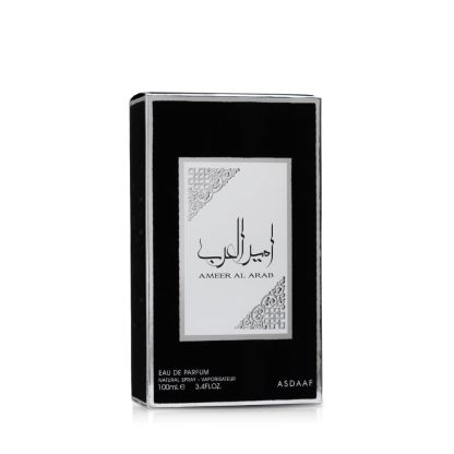 Lattafa Asdaaf Ameer Al Arab Eau de Parfum Spray 3.4 oz / 100 ml | Long-Lasting Warm & Spicy Unisex Perfume | Jasmine, Basil, Cardamom, Patchouli & Saffron Fragrance