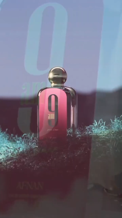 Afnan 9 AM Pour Femme Eau De Parfum, 3.4 Fl. Oz