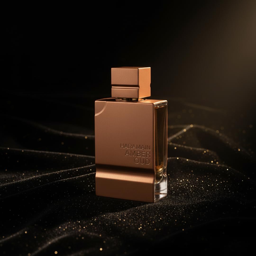 Al Haramain Amber Oud Eau De Parfum Spray 60ml (2.0 oz) - Unisex Arabian Perfume for Women & Men, Long-Lasting Amber & Oud Fragrance with Luxurious Scent