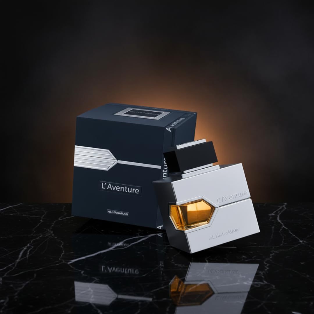 Al Haramain L´Aventure Eau De Parfum for Men, 3.33 oz., multi