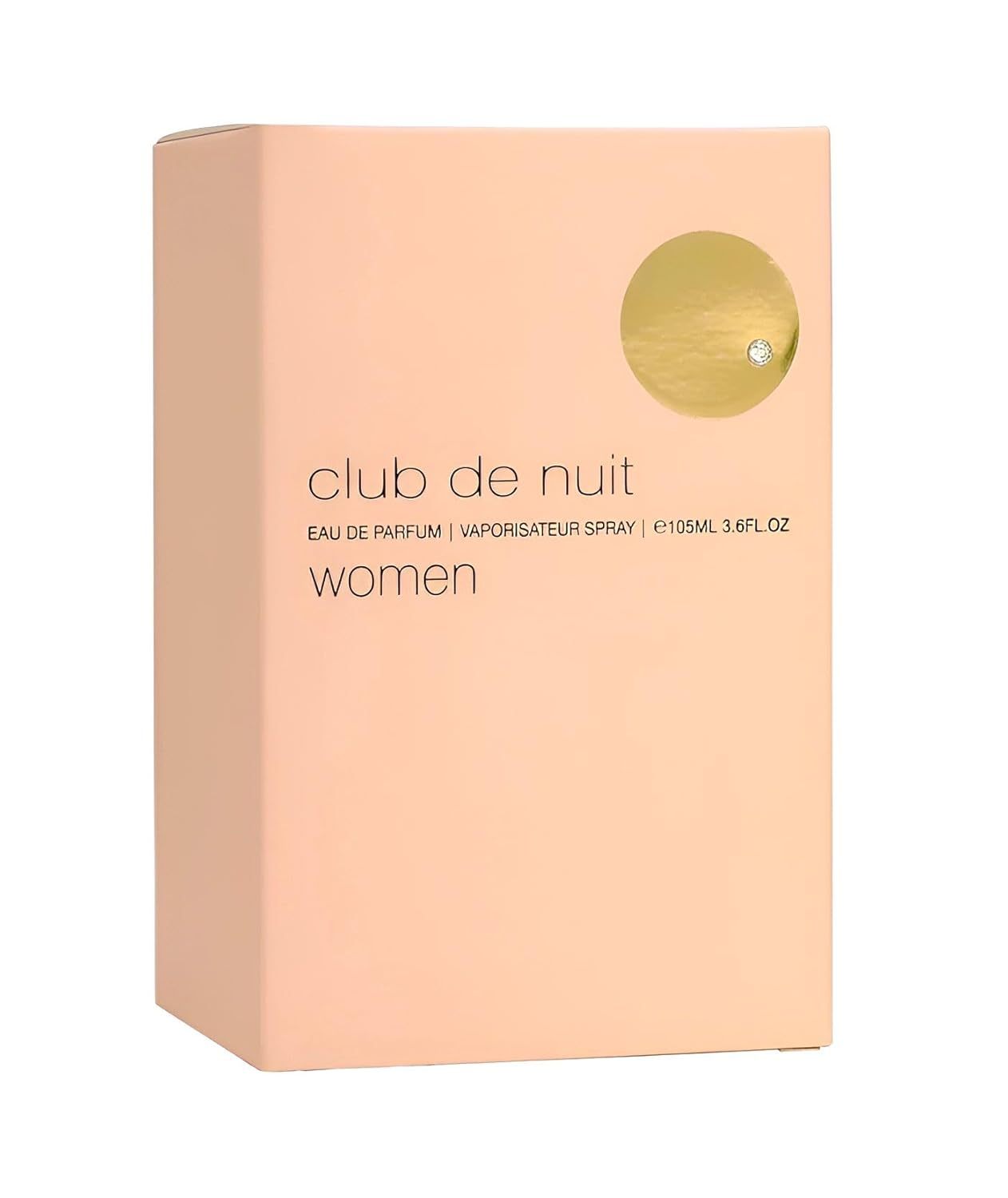 Armaf Club De Nuit Eau de Parfum Spray for Women 3.6 oz | Floral Fruity, Rose & Vanilla Long-Lasting Feminine Fragrance