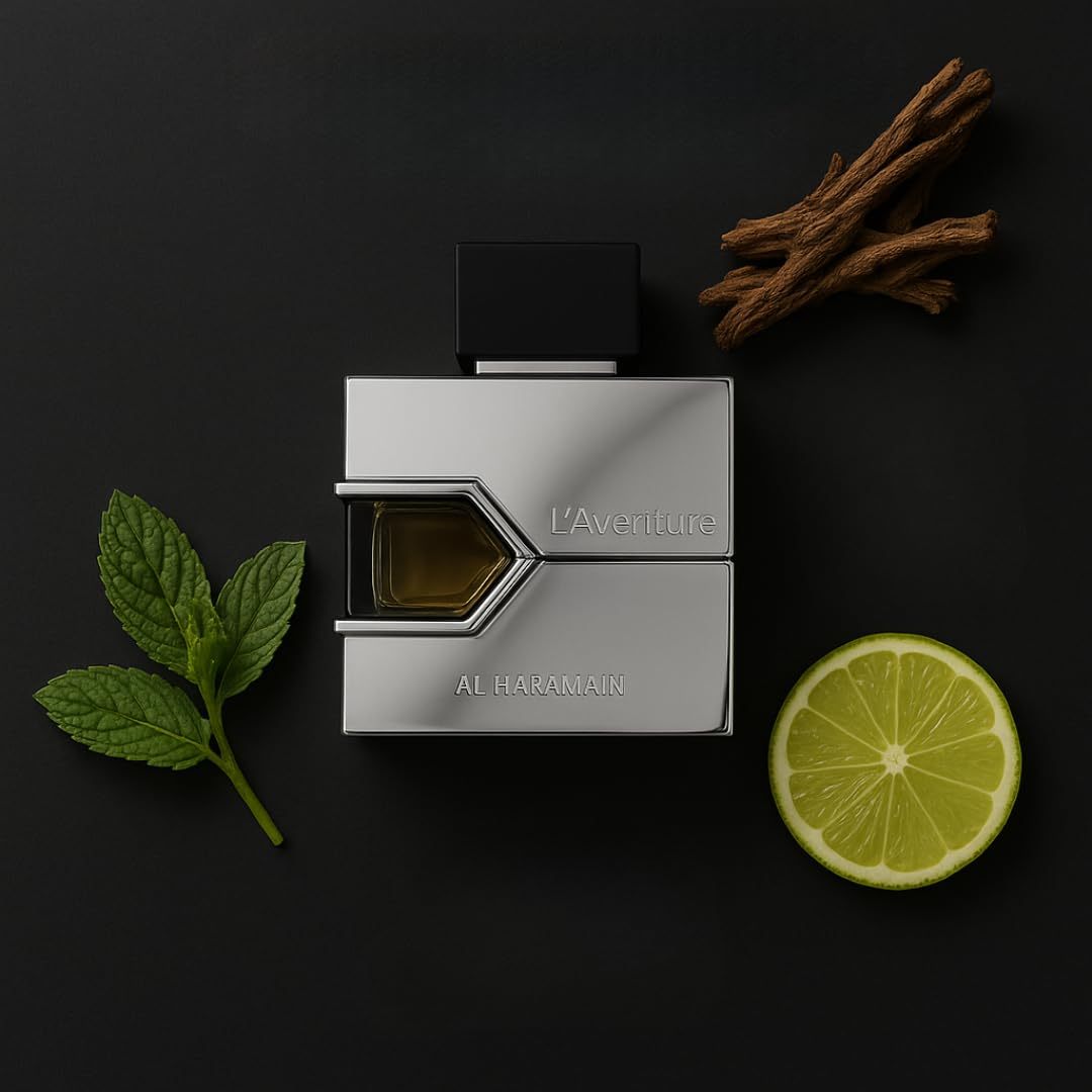 Al Haramain L´Aventure Eau De Parfum for Men, 3.33 oz., multi