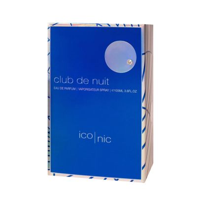 Armaf Club De Nuit Blue Iconic Eau de Parfum Spray for Men 3.6 oz | Fresh Citrus, Amber & Woody Spicy Long-Lasting Fragrance