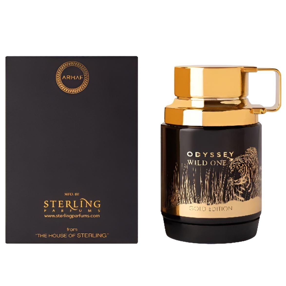 Armaf Odyssey Wild One Gold Edition Eau de Parfum Spray for Men 3.4 oz | Bold Amber Woody Long-Lasting Fragrance