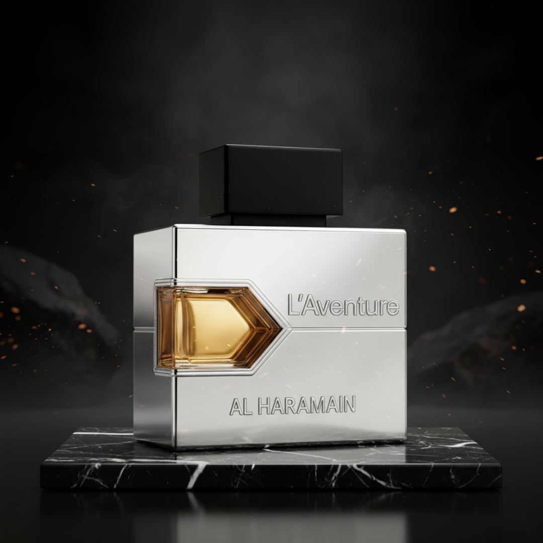 Al Haramain L´Aventure Eau De Parfum for Men, 3.33 oz., multi