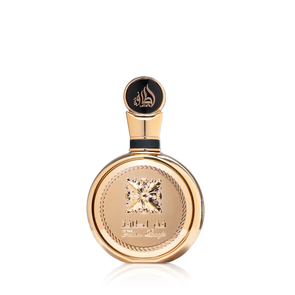 Lattafa Fakhar Gold Extrait Eau de Parfum 3.4 oz / 100 ml | Long-Lasting Floral Amber Woody Fragrance for Men & Women | Grapefruit, Pink Pepper & Leather Perfume