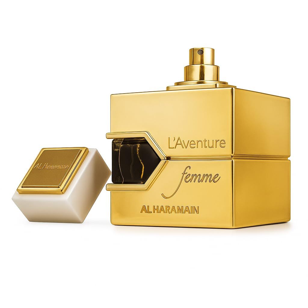 Al Haramain L'Aventure Femme - Arabian Perfume for Women - Long Lasting Floral Fruity Fragrance with Notes of Bergamot, Cedar, Sandalwood, Amber & Vanilla - Arabic Eau de Parfum - 6.76 oz EDP Spray