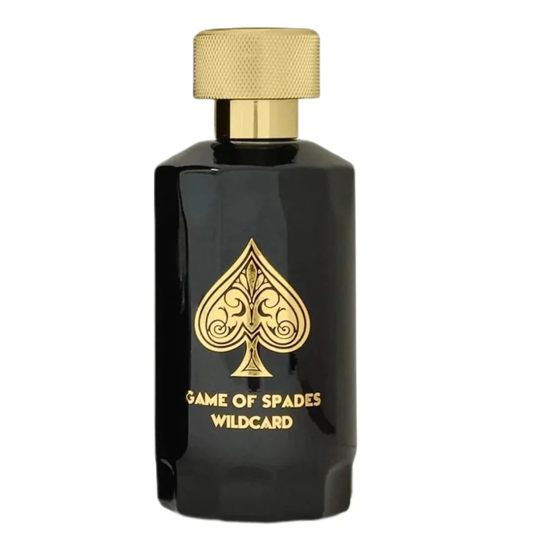 Jo Milano Game of Spades Wildcard Parfum Spray 3.4 fl oz | Bitter Almond Saffron Jasmine Cedar Ambergris Musk Woody Cologne for Men & Women | Luxury Unisex Perfume