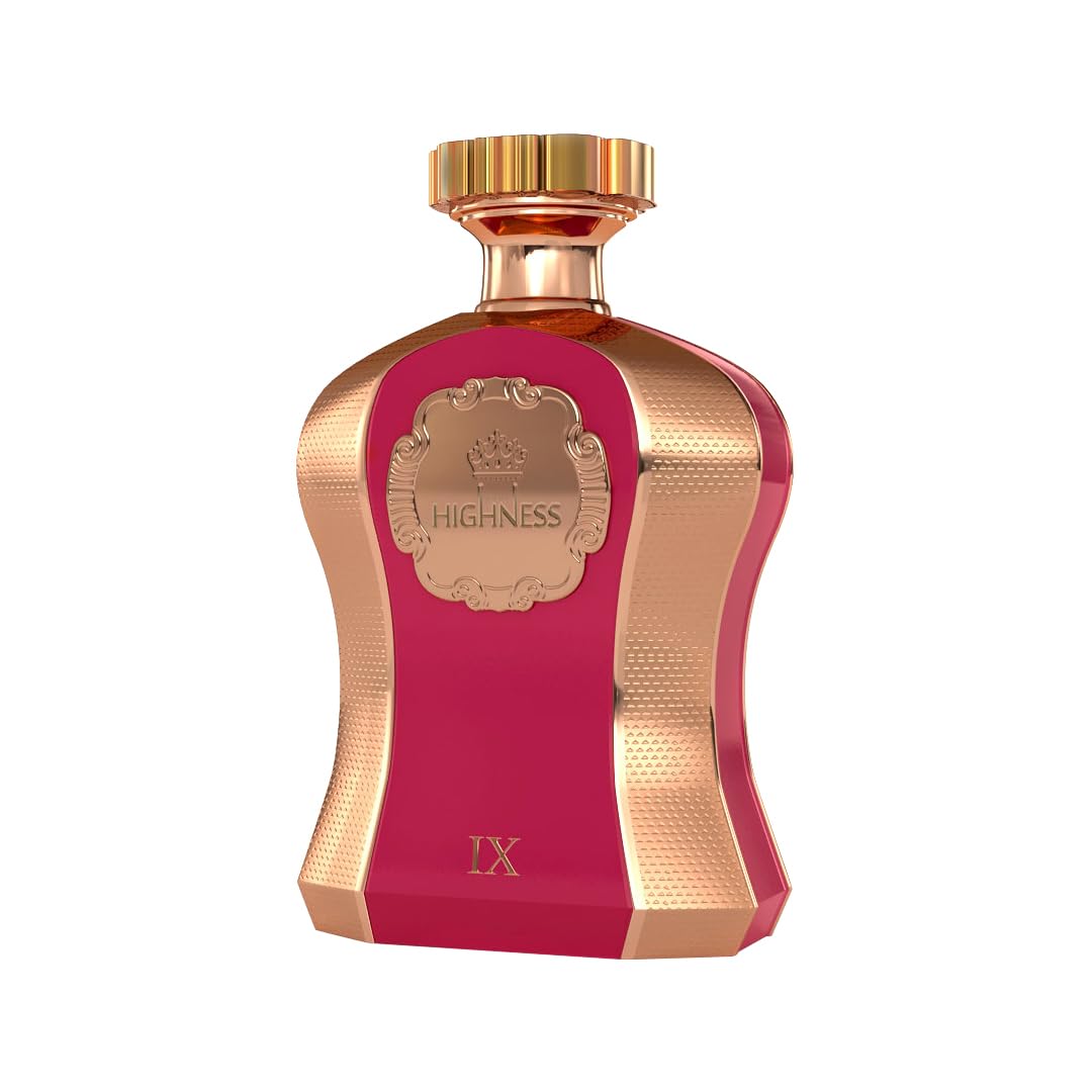 Afnan Highness Maroon Luxury Unisex Eau De Parfum, 3.4 Fl. Oz