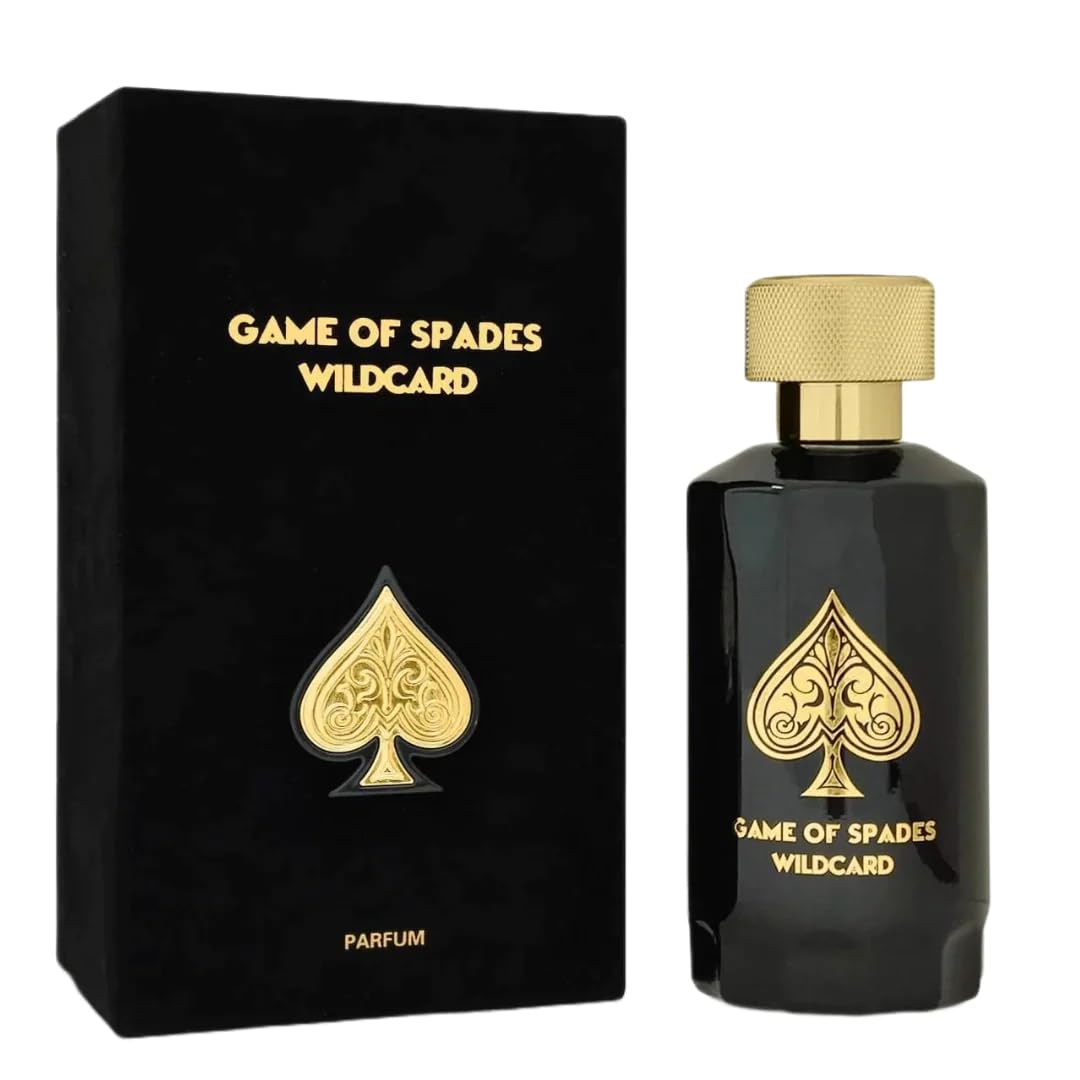 Jo Milano Game of Spades Wildcard Parfum Spray 3.4 fl oz | Bitter Almond Saffron Jasmine Cedar Ambergris Musk Woody Cologne for Men & Women | Luxury Unisex Perfume