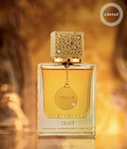 Armaf Club De Nuit Oud Eau de Parfum Spray for Unisex 3.6 oz | Fruity Amber, Vanilla & Cambodian Oud Long-Lasting Fragrance