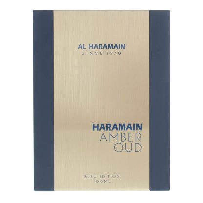 Al Haramain Amber Oud Blue Edition Eau De Parfum Spray 100ml (3.4 oz) - Unisex Arabian Perfume for Women & Men, Long-Lasting Arabic Fragrance, Premium EDP Cologne Spray