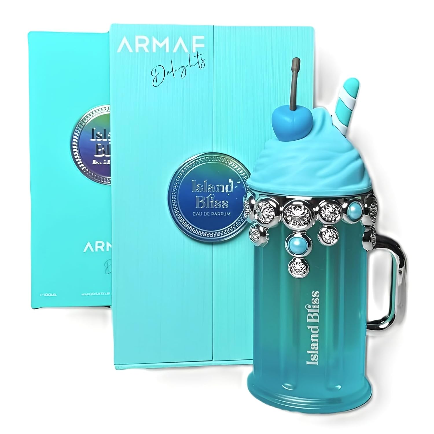 Armaf Island Bliss Eau de Parfum Spray for Men 3.4 oz | Coconut, Vanilla & Musk Long-Lasting Fruity Fresh Tropical Fragrance