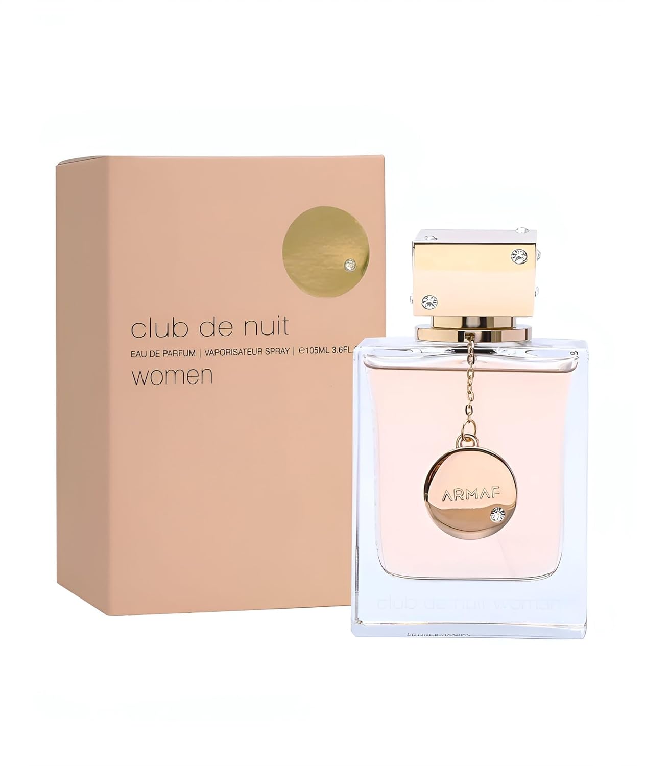 Armaf Club De Nuit Eau de Parfum Spray for Women 3.6 oz | Floral Fruity, Rose & Vanilla Long-Lasting Feminine Fragrance