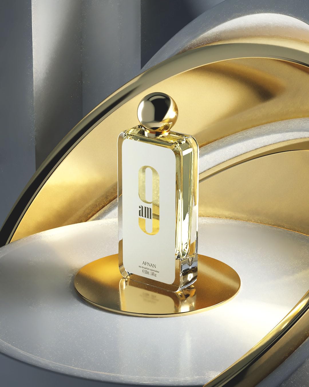 Afnan 9 AM Unisex Eau De Parfum, 3.4 Fl. Oz